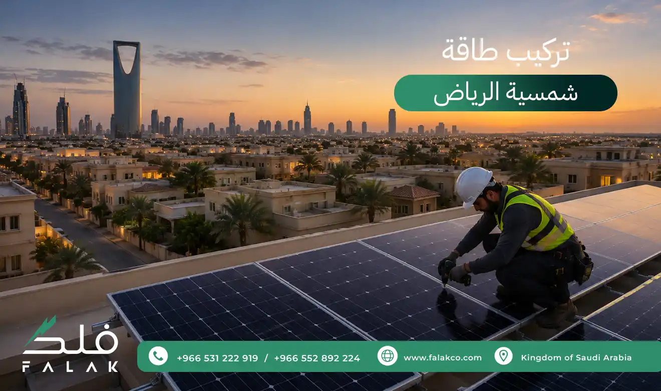 فلك افضل شركة تركيب طاقة شمسية الرياض | بأسعار تناسب الجميع